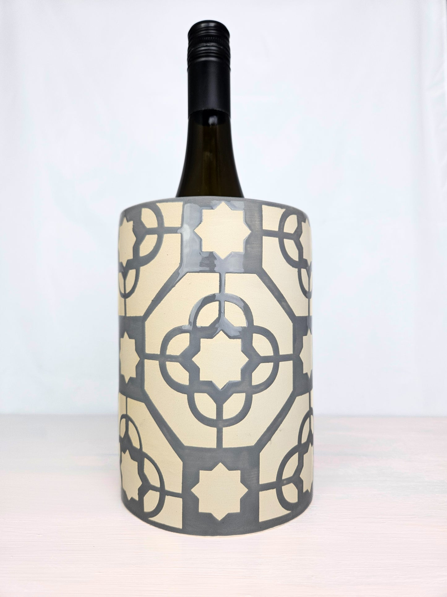 Weinkühler tile look