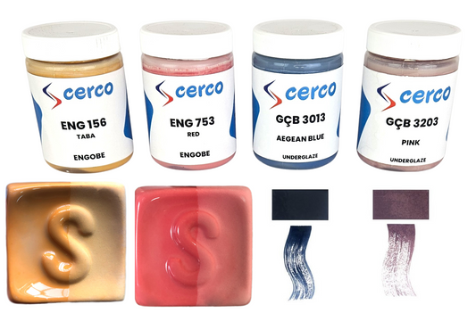 Kennenlernpaket Engobe & Unterglasur 1