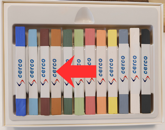 Unterglasur Stift Hellbraun Einzelstift