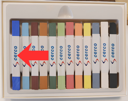 Unterglasur Stift Dunkelblau Einzelstift