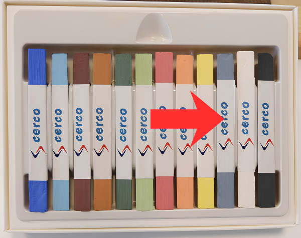 Unterglasur Stift Grau Einzelstift