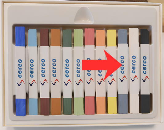 Unterglasur Stift Grau Einzelstift